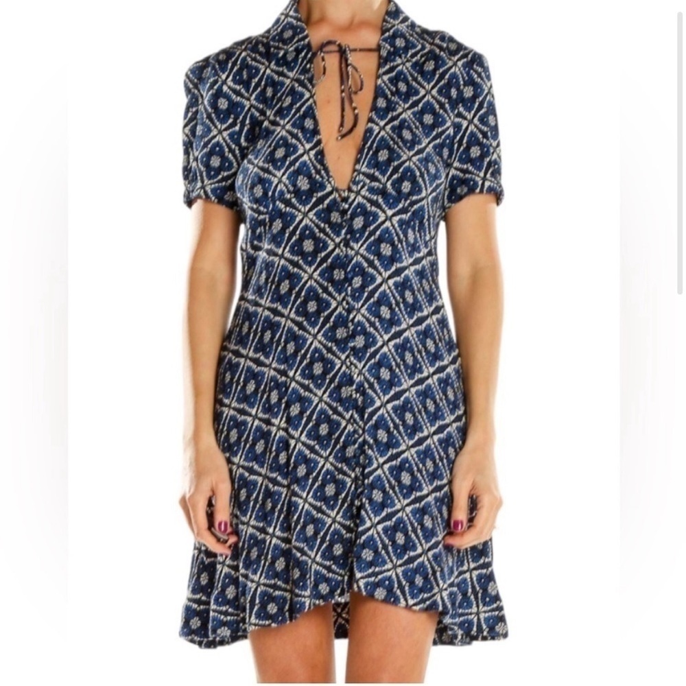 Free People | Melody Onyx Kaleidoscope Whimsigoth Boho‎ Dress - Picture 8 of 11